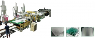 PC ABS PMMA sheet extrusion line